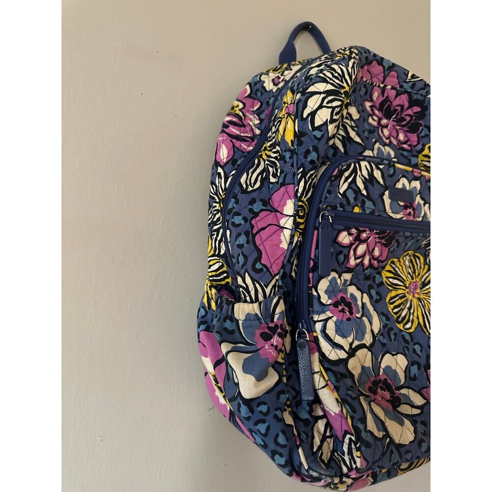 Vera Bradley Backpack in African Violet Print - Picture 3 of 8